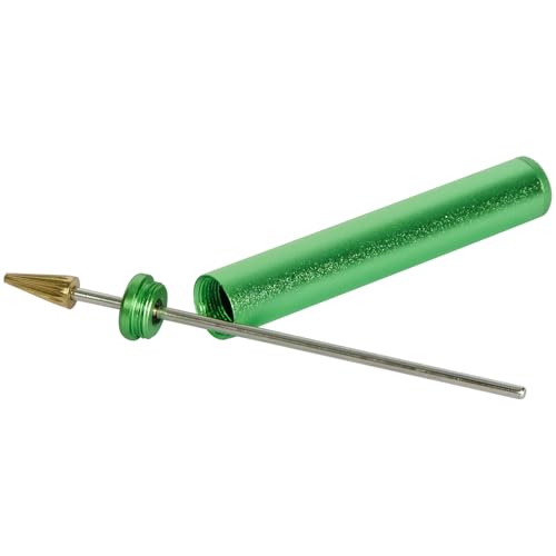 1Pcs Leather Edge Dye Pen, Colorful Roller Applicator for Precise Edge Coloring, Essential DIY Tool for Leather Craft, Working & Making (Gold) - color: Gold