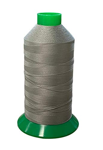 Serabond Bonded Polyester Thread 92 UV Resistant Heavy Duty Sewing Thread 8 oz Spool - Can Be Used On Home Sewing Machines (Shark Gray) - color: Shark Gray