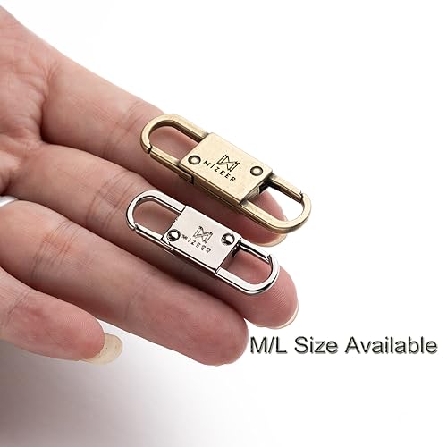 Mizeer 2 Size Zipper Clip Theft Deterrent - Anti Theft Zipper Clips Keep The Zipper Closed - Locks for Backpacks, Purses 4pcs Silver - color: 4pcs Sliver