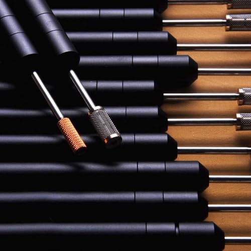 SENRISE Convenient Leather Edge Dye Pen with Replacement Bearing, Alumninum Alloy Oil Pen Belt Finisher Leather Making DIY Craft
