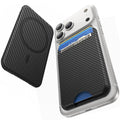 for MagSafe Wallet, 5 Card Holder, Slim Leather Magnetic Wallet for iPhone 17/16/15/14/13/12 Pro Max Plus Air Series, 1 Card Slots & 1 Cash Slot,Carbon Fiber - color: Carbon Fiber