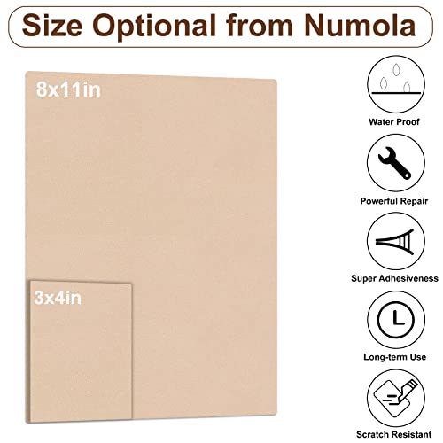 Numola Leather Repair Patch, 8×11 Inch Self-Adhesive Milk White | Vinyl Repair Tape; Fixes Scratches, Holes, And Tears; Ideal For Couch, Car Seat, Sofa, Chair, Diy Upholstery; First-Aid - color: Milk White, size: 8×11inch
