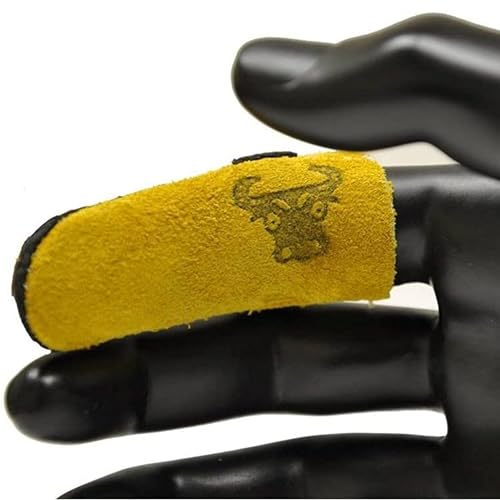 G & F Products 8128XL Cowhide Leather Guard, Finger Protection, X-Large, Xlarge, Tan Tan Tan Brown/Tan - size: X-Large, style: Finger Guard