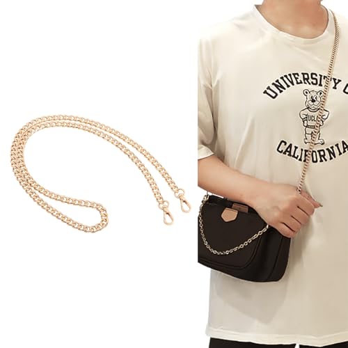 Bag Chain Strap for Handbag Replacement,Gold Purse Chain Accessories Shoulder Straps Crossbody - color: Style-4-90cm