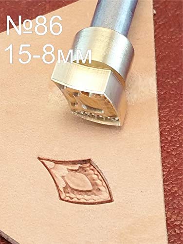 DandS ltd Leather Stamp Tool, Dragon Scale, Professional Steel Craft Tool for Leatherworking, Embossing, Carving & Stamping Leather Projects, Belts, Wallets & DIY Projects Compatible with Mallet #86