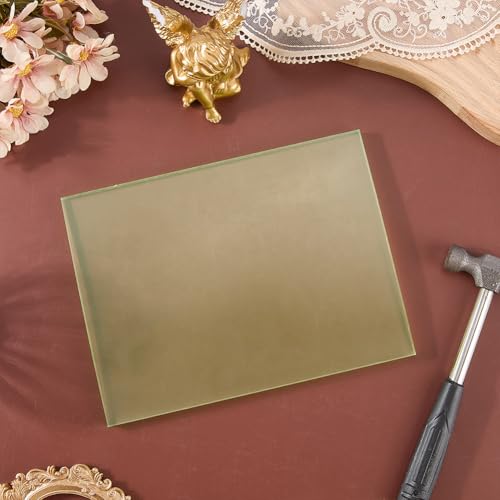 7.95 x 6.02 Inch Leather Craft Punching Pad Rubber Stamping Cutting Board Thick Protection Mat Hole Punch Stamping Tool for Stitching Chisels Leathers Working DIY Craft