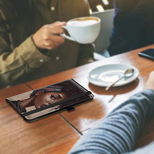 Checkbook Covers for Personal Checkbook Duplicate Checks RFID Blocking Checkbook Cover for Women Men with Elastic Strap Card Slots Pen Holder - Balck Girls - color: Balck Girls