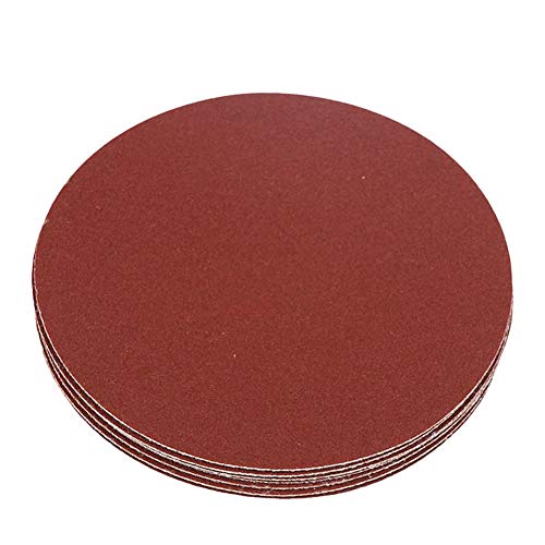 5 Inch Sanding Discs NO-Hole Hook and Loop 180 Grit Sandpaper Aluminum Oxide Random Orbital Sander Pads (60-Pack) - size: 180 Grit, 60pcs