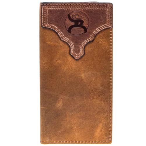 HOOEY Leather Men’s Western Rodeo Wallet (Canyon - Tan/Brown) - color: Canyon -- Tan/Brown