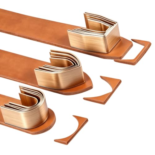 GGFOXLEW 18 Sizes Leather Corner Punch Set, Alloy Steel Leather Corner Cutter, Universal Leather Die Cutter Punch with Storage Box for Embossing, Punching and Cutting