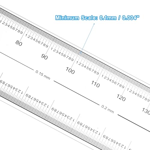 PATIKIL Film Flexible Ruler 100cm 0.1mm Scale with R Angle and Width Lines Clear PET Plastic Soft Folding Straight Ruler for Factory, Transparent, 1 Pcs - size: 100cm / 39.37inch