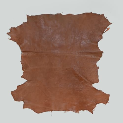 Tooling Leather Hides, Whole Nappa Antique Soft Lambskin Leather for Arts and Crafts - No Holes & Cuts | Quality Rawhide Leather 5-6 Sq ft (Pack of 2) - Yellow Crunch - color: Yellow Crunch, size: 2 Hide x 5-6 Sq ft
