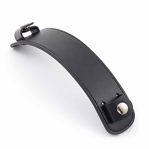 Vachetta Leather shoulder pads Leather shoulder strap pads for designing stylish decompression handbag bags - color: Black Strap Pad
