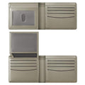 GNDR Wallet For Men RFID Blocking Dark Grey Wallets Bifold Faux Leather Card Holder Front Pocket Mens Accessories With Gift Box - color: Dark Grey-09