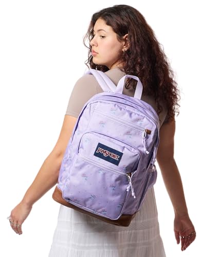 JanSport 34L Cool Backpack – 15-inch Laptop Sleeve, Pastel Petals Lilac - color: Pastel Petals Lilac