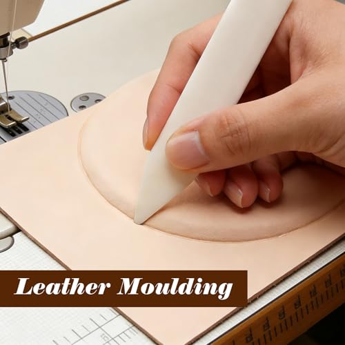 Hxcioy 2 Genuine Bone Clip Cutting Tools, Folding and Creasing Paper Making Tool Set, Used for DIY Manual Polishing, Binding Cards, and Paper Crafts