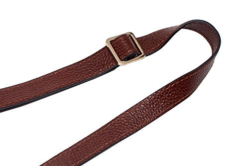 VanEnjoy Full Grain Genuine Leather Adjustable CrossBody Strap Replacement for Bag Purse, 0.7" Wide,26-51" Long - color: Coffee