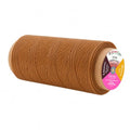 Mandala Crafts 50M 1mm Tan Round Waxed Thread for Leather Sewing - color: Tan, size: Round 1mm 60 Yards 50M