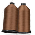 Xtreme Sight Line ~ TEX 70 Nylon Thread ~ Size B69 ~ Bonded Finish ~ 6000 Yards ~ Industrial Strength ~ Ideal for Upholstery, Leather, and Heavy Duty Sewing Projects ~ 2 Pack ~ Chestnut Brown - color: Chestnut Brown, size: 2 Pack