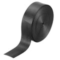 uxcell 5 Yard 25mm PU Faux Leather Strips, Fold Over Leather Strap Roll Double Sided Faux Supplies for DIY Craft Projects, Black - color: Black, size: 25mm