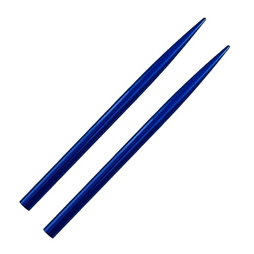 (2 Pack) Jig Pro Shop 3 1/2" Blue Tapered Tip 550 Type III Aluminim Paracord FID, Lacing, Stitching Needles - color: Blue Tapered, size: 2 Pack