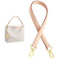 jiesinlov Vachetta Leather Replacement Straps Purse Shoulder Strap Accessories for Graceful Tote Hobo Speedy25 30 Alma And Dauphine pochette neno Bags (Wild0.7in,L25.6in-Apricot) - color: W0.7in&l25.6in-apricot
