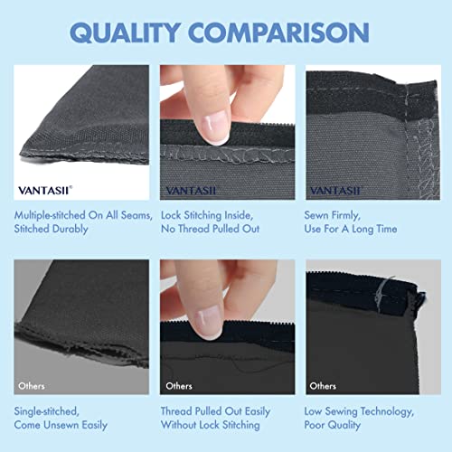 15 Pack Blank Cotton Canvas DIY Craft Zipper Bags Pouches Pencil Case for Makeup Cosmetic Toiletry Stationary Storage - color: Gray