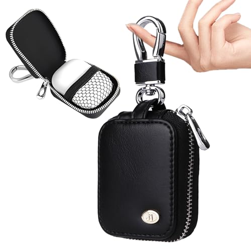 Earbud Case, Headphone Storage Case with Keychain EB-1Pcs Black - color: Black