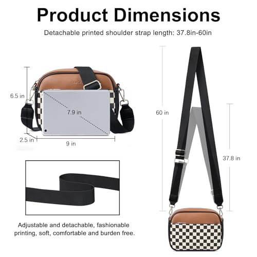 CLUCI Crossbody Bags for Women Crossbody Purses for Women Cross Body Bag Crossbody Purse with Adjustable Wide Strap | Womens Cross Body Bag Purse, Adjustable Wide Strap, Gifts for Women - color: 1-6multicoloured