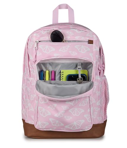 JanSport 34L Cool Backpack – 15-inch Laptop Sleeve, Flutter By Pink - color: Flutter By Pink Ice