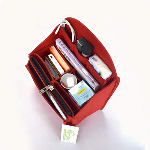 VANCORE Felt Backpack Organizer Insert for Rucksack Handbag Shoulder Bag (Red,Large) - color: Red, size: Large