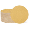 HARFINGTON 100 Pcs 5 Inch Sanding Discs 60 Grit Yellow Aluminum Oxide - size: 5 Inch(60 Grit)