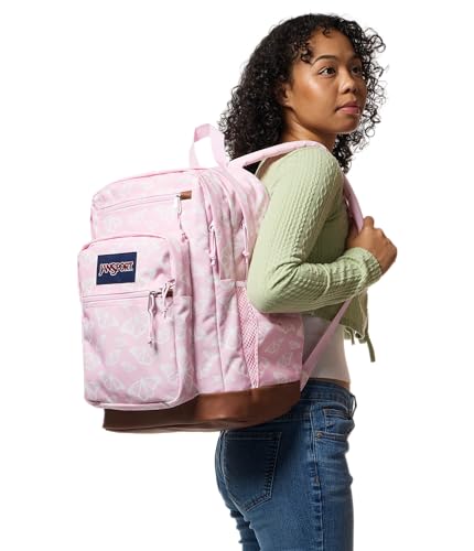JanSport 34L Cool Backpack – 15-inch Laptop Sleeve, Flutter By Pink - color: Flutter By Pink Ice