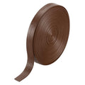 uxcell 5 Yard 10mm PU Faux Leather Strips, Fold Over Leather Strap Roll Double Sided Faux Supplies for DIY Craft Projects, Light Brown - color: Light Brown, size: 10mm