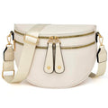 KKXIU Crossbody Bags for Women Nylon Travel Fanny Packs | Large Bum Bag | Spacious Trendy Shoulder Purse - color: Large-Beige