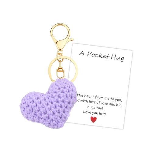 Sisadodo Lip Oil Lipstick Case with Mirror Lip Oil Lipstick Holder Key Chain for Car Keys Keychains Lipstick Organizer Case - color: Purple