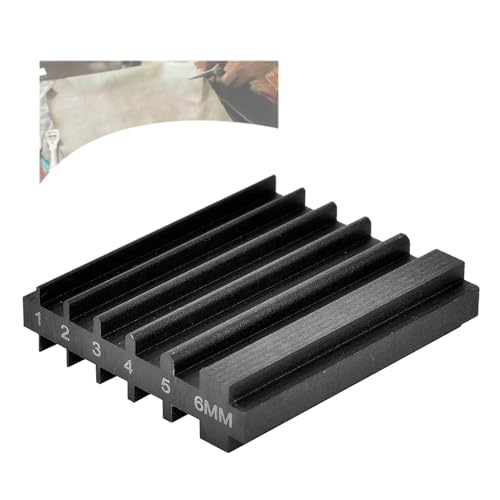 Sharpener Guide For Leather Beveler Tool For 1-5# Chamfering And 6mm Wide Shovel Repair Steel Leather Edge Bevelers Sharpener for Leathers Craft Leathercraft Accessories