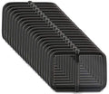 BIKICOCO Roller Buckle, 1-1/2'' x 1'' Heel Rolling Bar Buckles for Bags Leather Webbing Straps - color: Black X 20 Pcs