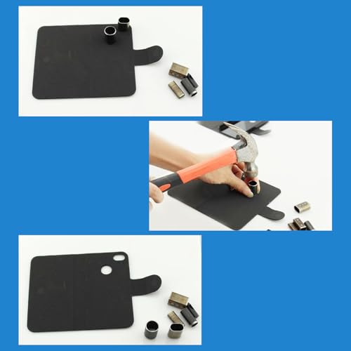 56 Pcs Multiple Shapes Hollow Punch Cutter Tool, 55 Pcs Hole Punch Tool with Perforated Matting, DIY Leather Crafting Tools - style: 56PCS