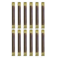 uxcell 12Pcs Metal Internal Flex Frame, 12cm/4.7" Coin Purse Frame Handbag Hinges Clip for Wallet Bag DIY Craft Sewing Purse Making, Bronze - size: 4.7"