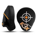 PSS Boxing Focus Pads - Hook & Jab Punch Mitts for MMA, Kickboxing, Karate, Muay Thai, and Taekwondo Training - Hand Target Strike Shield Punching Gloves Pad - color: Golden
