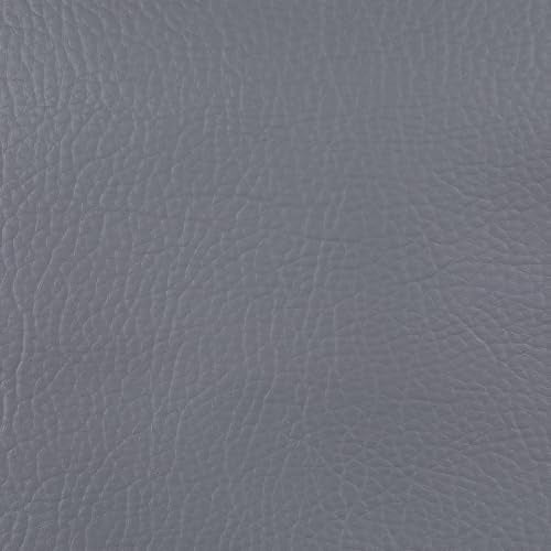 Marine Vinyl Upholstery Faux Leather Fabric, 2 Yards Gray | Marine Grade Faux Leather Vinyl by the Yard, Waterproof, Soft & Durable, for Boat, Furniture Upholstery, DIY Sewing Crafts - color: Dark Gray, size: 2 Yards 55" x 72" (Pre-cut)