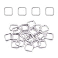 Swpeet 60Pcs Heavy Duty Metal Rectangle Ring - color: Sliver, size: 3/4 Inch