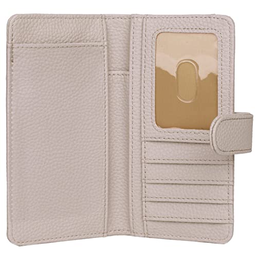 Julia Buxton Pebble Pik-Me-Up® Checkbook Keeper - color: White Pepper