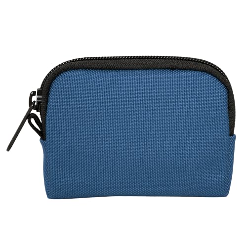 Manhattan Portage CORDURA® Coin Purse With Zipper Closure Pouch Eclectic Colors Credit Card ID Card Jewelry Keys Water Resistant Gift Everyday Carry - color: Navy