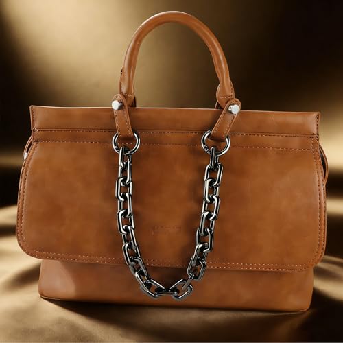 1 Pack Heavy Metal Purse Chain Replacement Bag Extender Strap Chunky Charms for Bags Handbags Accessories - color: Gun Black