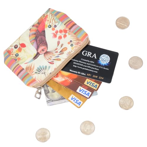 Women and Girls Cute Fashion Coin Purse Wallet Bag Change Pouch Key Holder - color: Color Bird