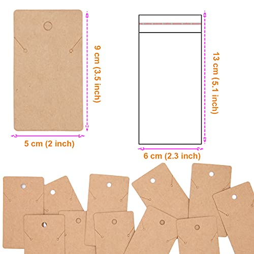 EuTengHao Earring Hooks Kit, 2003Pcs with Fish Hooks, Earring Holder Cards, Backs, Open Jump Rings, Findings for Repair & Making