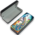 Diamond Painting Glasses Case - color: Peacock