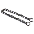 Yichain Classy Metal Tassels Bag Chains Purse Handles Shoulder Strap Replacement Charms Accessories (Black Big 24'') - color: Black Big 24''